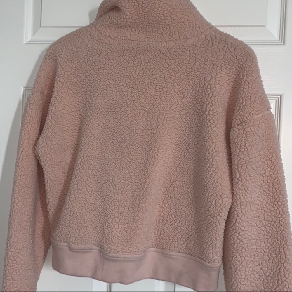 Fuzzy quarter zip - Picture 2 of 2